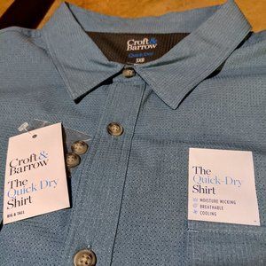 3XB Craft & Barrow Short Sleeve Button Up